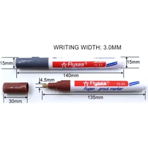 103E Tile Gaps Repair Color Pen Waterproof Dirt-proof Beautiful Seam Floor Refresher Marker Refill for Kitchen Bathroom
