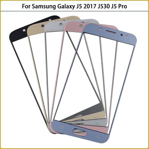 10Pcs 5.2" For Samsung Galaxy J5 2017 J5 Pro J530 J530F J530Y J530DS Display Outer Touch Screen Panel LCD Front Glass Replace