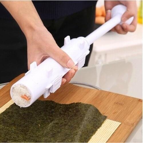 DIY Sushi Maker Set Rice Mold Bazooka Quick Diy Machine Roller Kit Vegetable Roller Kit Kitchen Accessories Tool Gadget