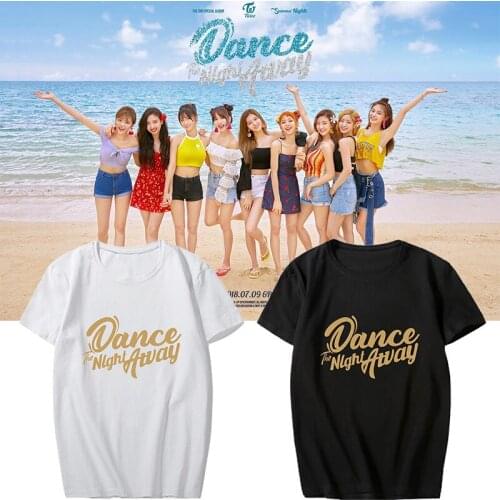 TWICE ladies summer Tshirt Plus Size Korean Kawaii Sweet Harajuku Fashion Casual Streetwear White T Shirt Women Cotton tees tops
