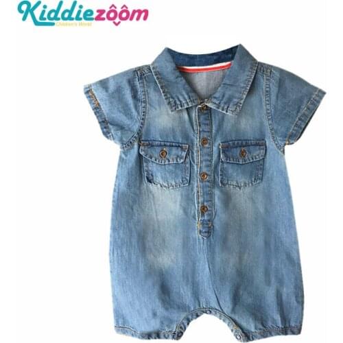 2020 Unisex 3M-24M Solid Bodysuits Outfits Baby Boy Clothes Short Sleeve Baby Girl Clothes Roupas de bebe