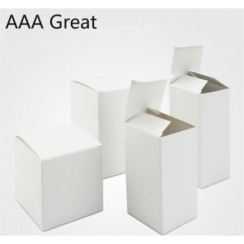 10Pcs/Lot Gift Box Packing Box Candy Chocolate Wedding Party Favor Kraft Paper Boxes Christmas Supplies White Birthday Cosmetic