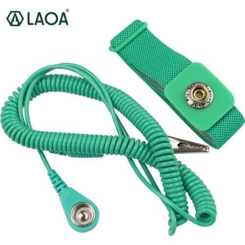 LAOA Anti-static Wristband Static-free Wrist Strap Band With 3M rope
