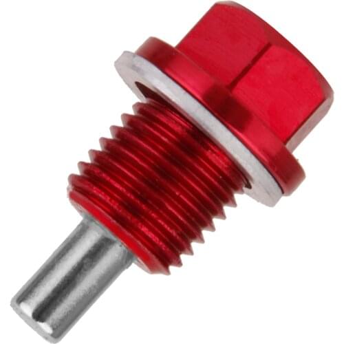 M14X1.5mm Magnetic Oil Drain Plug For AUDI for Dodge for Toyota Red