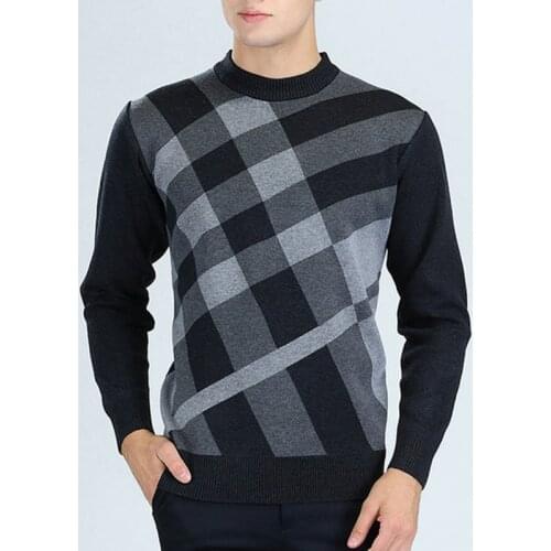 Hot Sale Mens Casual Winter Knitting Warm Sweaters O neck Men Pullover Male Sweaters Pullovers Knitwear Dress Free Shipping