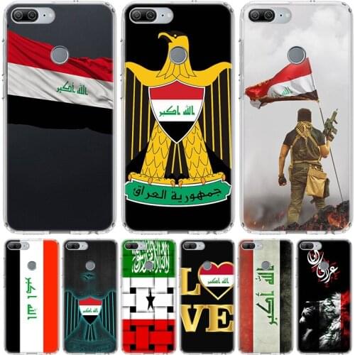 Iraq Flag Phone Case for Huawei Honor 10 9 20 7A 7X 8A 8S 8X 9X Lite Pro Y5 Y6 Y7 Y9S 2019 10i 20i Coque Cover Capa