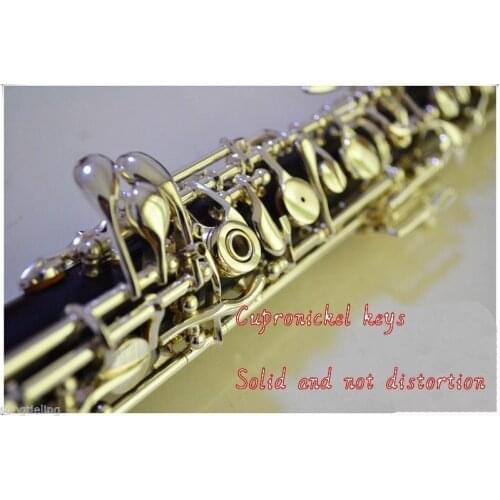Silver Plated C Key Semiautomatic Oboe with 3rd Octave Key with E Key
