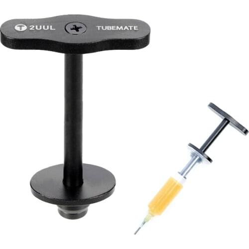 2UUL Tube Mate Syring For Flux Mate Needle Booster Syringe Pusher Welding Oil Solder Paste UV Solder Mask Ink Propulsion Tools