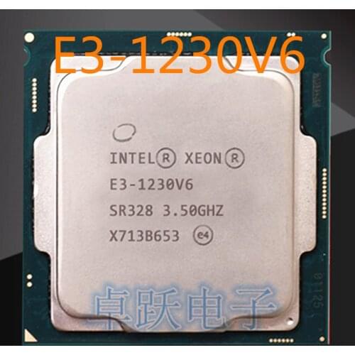 E3-1230V6 CPU 3.50GHz 8M LGA1151 E3 1230 V6 Quad-core Desktop E3-1230 V6 Free shipping