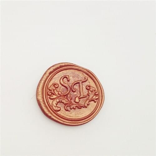 DIY customize double Name 2 initials and date personalized Letter stamp/Sealing Wax /wedding Wax Seal Stamp Custom invitations e