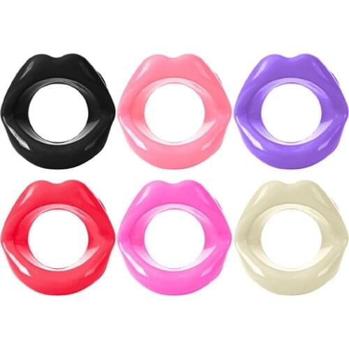 Silicone Rubber Face Lifting Lip Trainer Mouth Muscle Tightener Face Massage Exerciser Anti Wrinkle Lip Exercise Mouthpiece Tool
