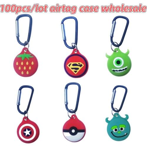 Cute style shockproof silicone protective cover suitable for Airtags anti-lost Bluetooth tracker protective cover