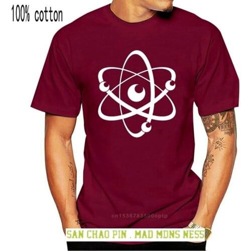 ATOM Symbol T-Shirt TShirt Geek Nerd Chemistry Physics Science Atomic Funny