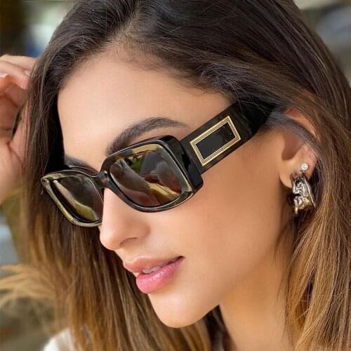Square Punk Vintage Sunglasses Men Women Fashion Shades UV400 Vintage Glasses