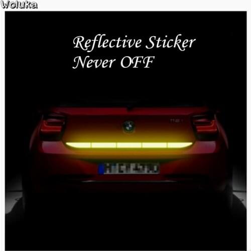 Reflective sticker with rear trunk sticker with car body decoration warning sign for scratch protection CD50 Q06