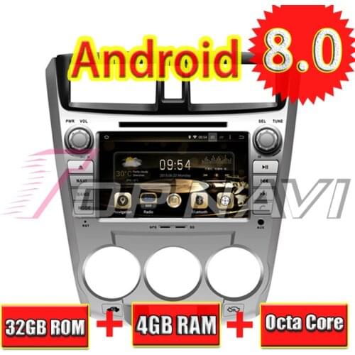 TOPNAVI 8'' Octa Core Android 8.0 Car GPS Navigation for CITY 1.5L 2008- For Honda Autoradio DVD Multimedia Audio Player Stereo