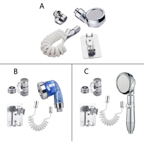 Wash Face Basin Water Tap External Faucet Shower Flexible Nozzle Sprinkler Kit