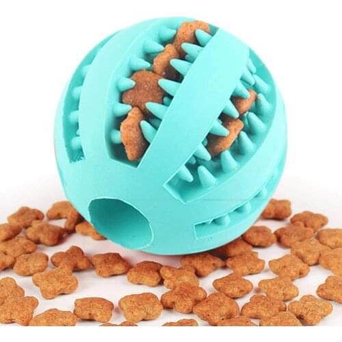 Things Dog toys pet product training puppy big dogs bite resistant rubber food dropping Watermelon balls mint flavor tooth