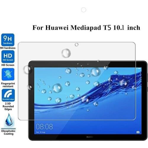 For Huawei MediaPad T5 10 Tempered Glass AGS2-W09/L09/L03/W19 9H 10.1'' Tablet Screen Protector Protective Film for Huawei T5 10