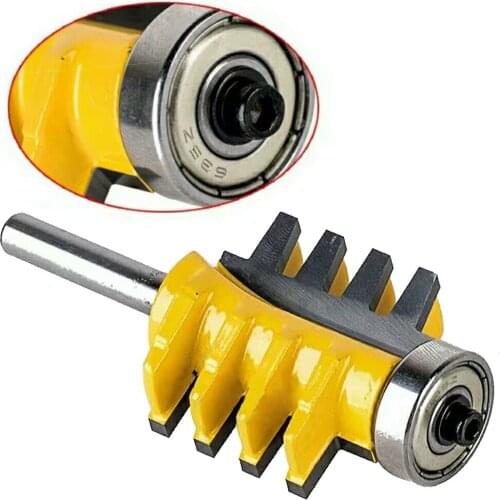 1/2" / 1/4" Shank Milling Cutter Finger Joint Cone Tenon Mill Cutters for Woodwork Woodworking Carbide Wood Drill Bit Hand Tools