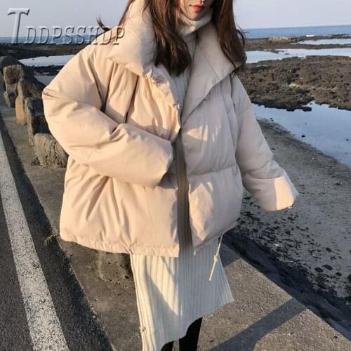 2019 Parka Down Cotton Jacket Windproof Lady Clothing Female Jackets Parkas