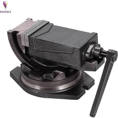 4 inch inclinable Angle solid flat tongs 360-degree rotary precision taper vise precision high quality flat tongs