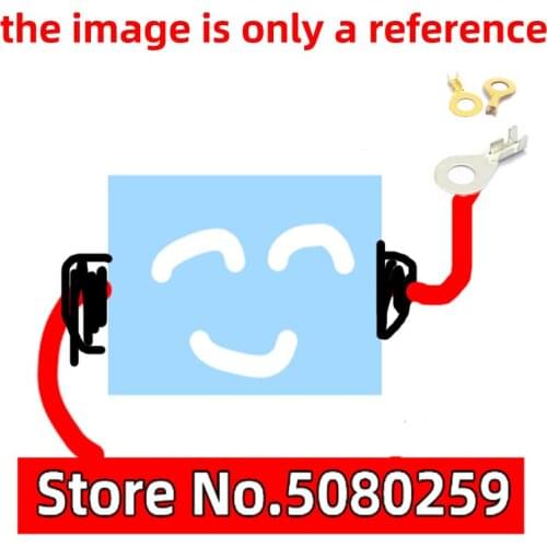 60PCS 3.2 4.3 Copper open nose bare terminal lugs 5.2MM 6.2MM 8.2MM copper opening nose terminal DJ431 cold pressed terminal