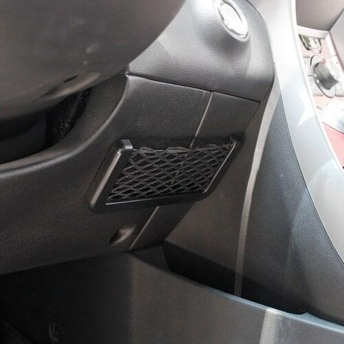 Car Carrying String Bag Vehicle Storage Mesh Resilient Nylon Network Pocket Handphone Holder Auto Accessories High Quality