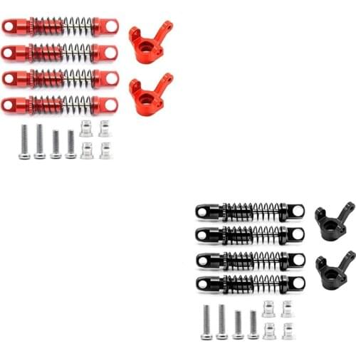 For XIAOMI Suzuki JIMNY 1/16 RC Crawler Car Parts Metal Shock Absorber with Steering Cup Upgrade Accessories