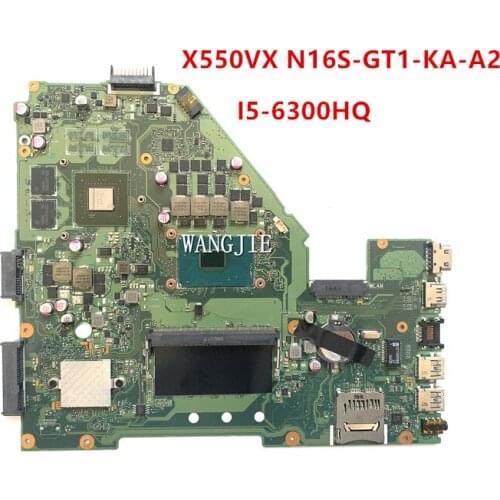 For ASUS X550VX X550VQ FZ50VX FH5900V Laptop Motherboard X550VX I5-6300HQ GT940MX 2G GPU 4GB RAM 100% working