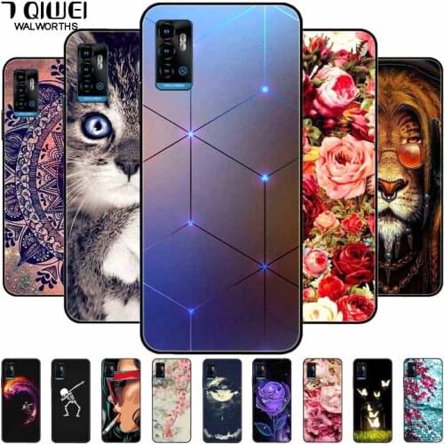 For ZTE Blade A71 Case Phone Cover Soft Silicone TPU Back Cases for ZTE Blade A51 A31 Case A 71 2021 Fashion Funda Black Bumper