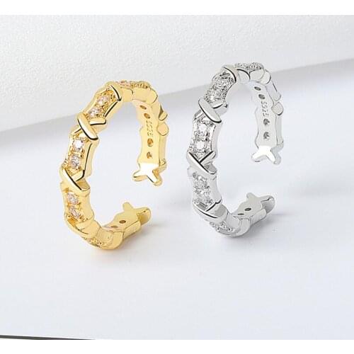 Elegant Gold Rings Geometric Adjustable end of Opening for Woman Men Gothic Feminine Charm Jewelry Bright and Attractive Rings