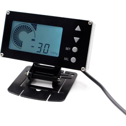 LCD Display EVC Electronic Boost Controller W Turbo Sensor and Electronic Valve/car meter/boost without logo