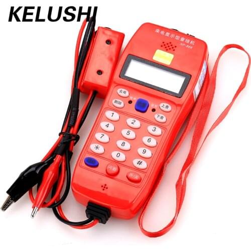 KELUSHI NF-866 Telephone Cable Tester Telecommunication Fiber Optical Check Phone DTMF Caller ID Auto Detection