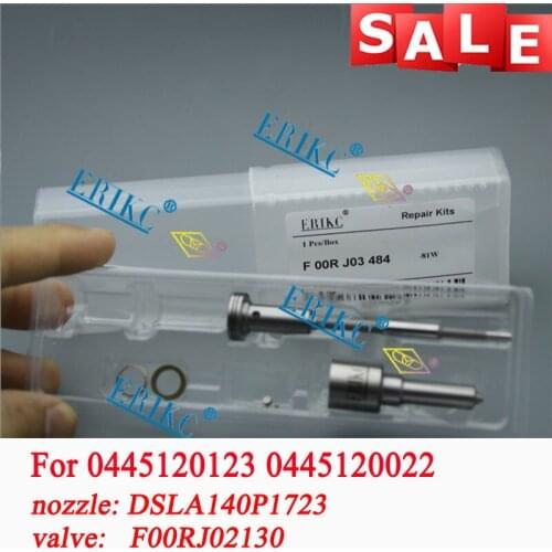 Diesel Fuel Injector Repair Kit F00RJ03484 (F 00R J03 484) Genuine Common Rail Nozzle Valve For CUMMINS 0445120123 0445120022