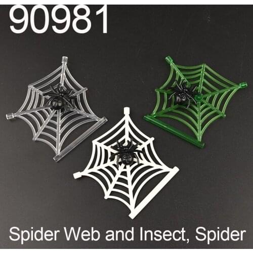 10pcs Smartable Spider Web Building Blocks MOC Parts Toys For Kids Educational Compatible Major Brands 90981 Toys
