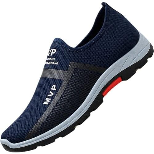 Men Shoes Summer Mesh Lightweight Sneakers Men Fashion Casual Walking Shoes Breathable Slip on Mens Loafers Zapatillas Hombre