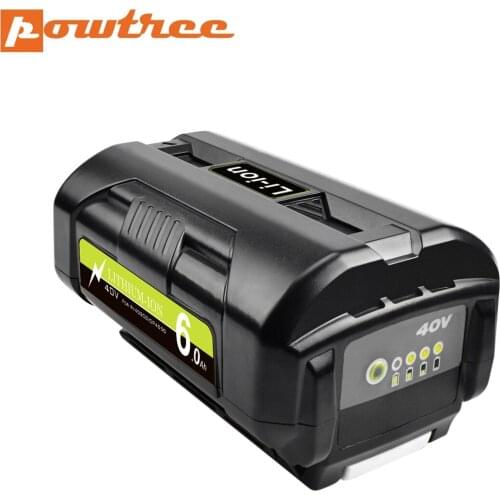 Bonacell 6000mAh for Ryobi OP4050 Replacement Li-ion Battery 40V RY40200 RY40403 RY4050 Cordless String Trimmer Batteries