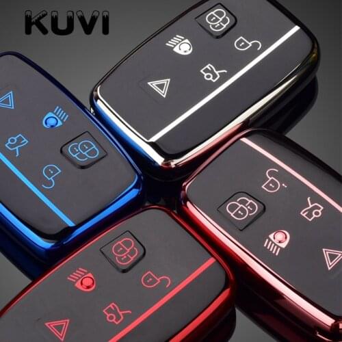 New TPU Car Key Case For Land Rover Range Rover Sport A9 Discovery 2 3 4 Sport For Jaguar XF A8 A9 X8 XE XF XFL Remote Cover