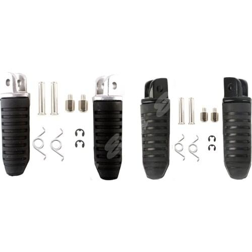 Motorcycle Front Footrests Foot Pegs Fit For Suzuki Hayabusa GSX1300R GSX650F 2008 2009 2010 2011 2012
