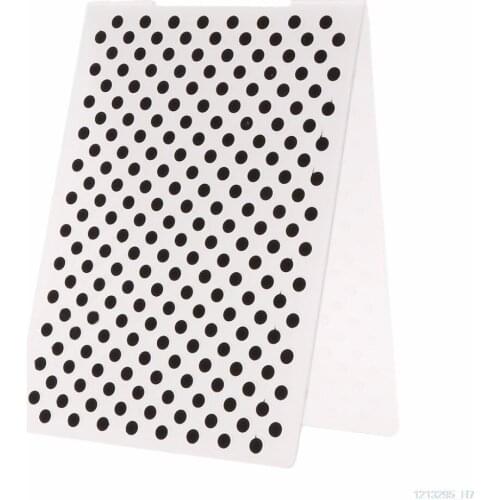Plastic Embossing Folder Template for DIY Scrapbook Photo Album Card Paper Craft Dot Pattern