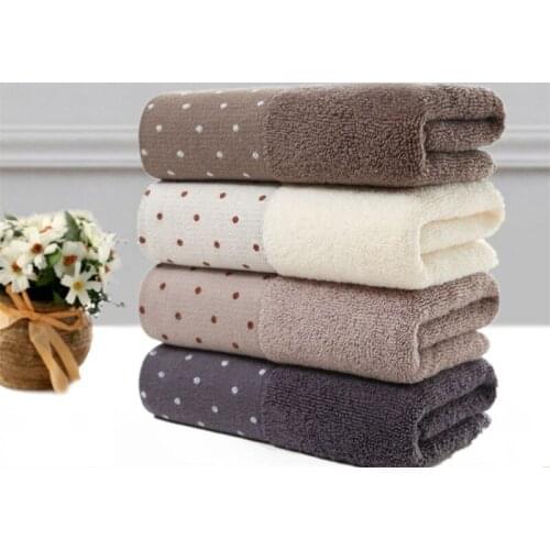 Pure Cotton Towel Home Thick Soft Absorbent Bathroom Towels 35x75cm Large Towels