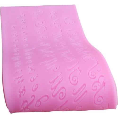 Russian Alphabet Letter Silicone Fondant Baking Mold DIY Cake Decorating Tools Clay Resin Sugar Candy Cake Mold Chocolate Mold