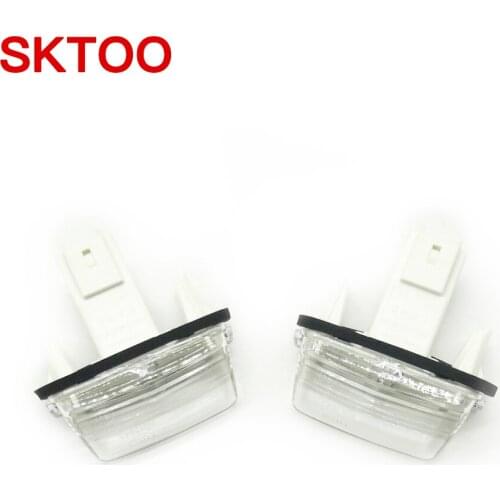 High quality License Plate Light Lamp Bulbs For Peugeot 206 207 306 307 308 406 407 5008 Partner Citroen C3 C3 Ii C3 C4 C5