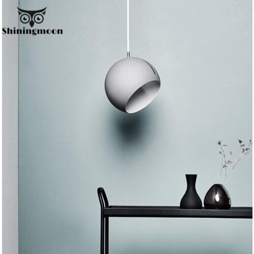 Modern Art Hemisphere LED Pendant Lights Nordic Living Room Restaurant Pendant Lamp Bedside Lamp Bedroom Home Decor Hanging Lamp