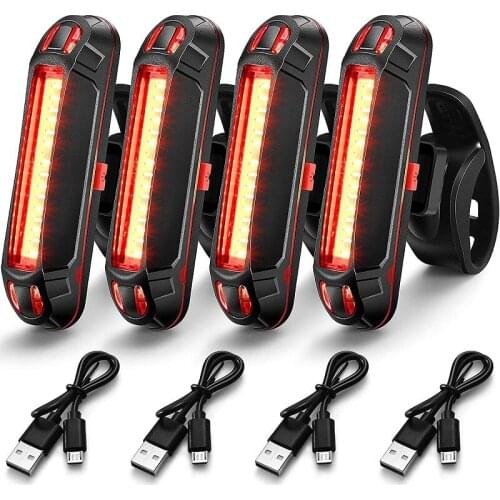 Low Price Good Quality USB Reachargeable Bicycle Tail Light Cycling Safe for MTB Bicycle Accessories Rear Led Light