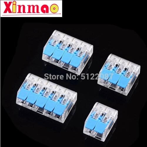 10PCS/LOT PCT-412/413 221-412 Quick connection terminal wire connector electrical wire splitter wire splitter non-tape 2/3 holes