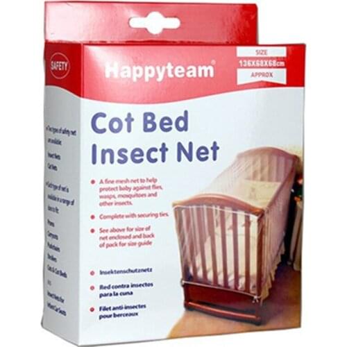 140x70cm Baby Crib Cot Insect Mosquitoes Wasps Flies Net Infant Bed folding Crib Netting Child Baby Mosquito Netting Crib Nets