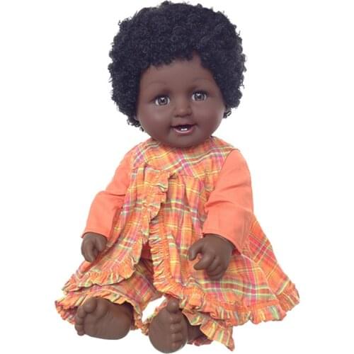 Black Doll African Girl Baby Doll for Kids Fashion Play Doll 50CM Perfect for Birthday lol Doll Vinyl African bebe doll