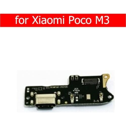 For Xiaomi Poco M3 USB Charger Connector Flex Cable USB Charging Dock PCB Board Flex Cable Repair Spare Parts
